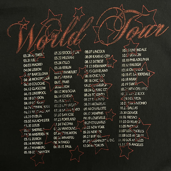WORLD TOUR T-SHIRT (VINTAGE BLACK)